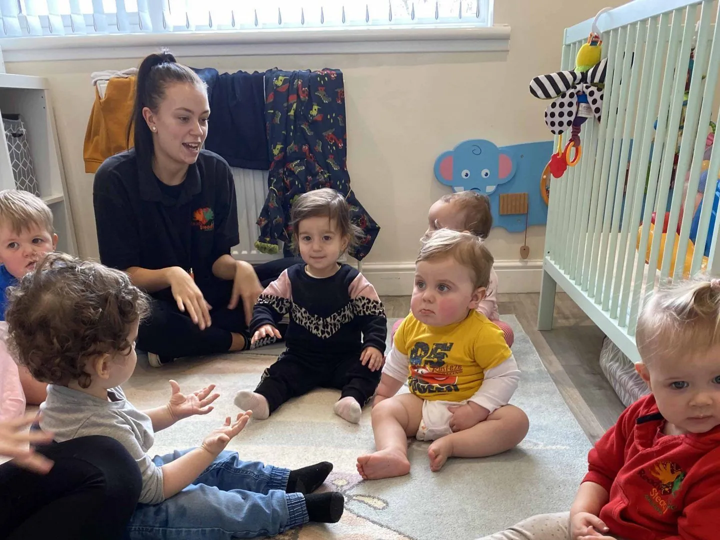 Children playing in one of the nursery rooms at Ready Steady Go Childcare Worle